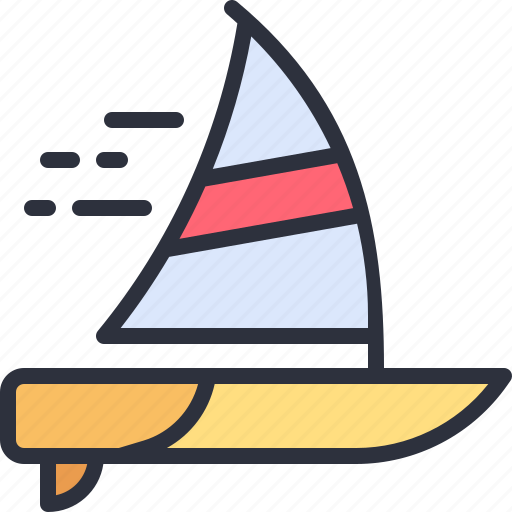 Surf, windsurf, surfing, transportation, wind icon - Download on Iconfinder