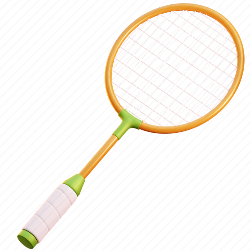Badminton, racket, racquet, game 3D illustration - Download on Iconfinder