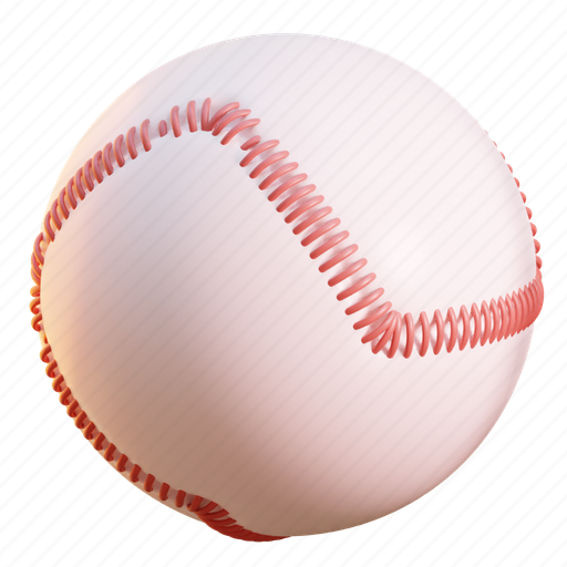 Baseball, sports ball, ball, sports 3D illustration - Download on Iconfinder