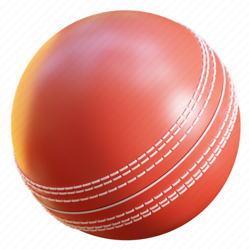 Cricket, cricket ball, game, sport 3D illustration - Download on Iconfinder