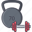 dumbbell, fitness, gym, sport, training, weight 