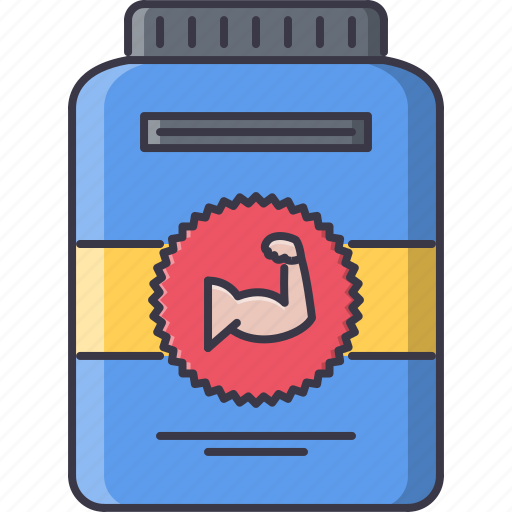 Gym, jar, muscle, protein, sport, supplement, training icon - Download on Iconfinder