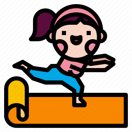 Exercise, healthy, meditation, pose, relax, relaxation, yoga icon - Download on Iconfinder
