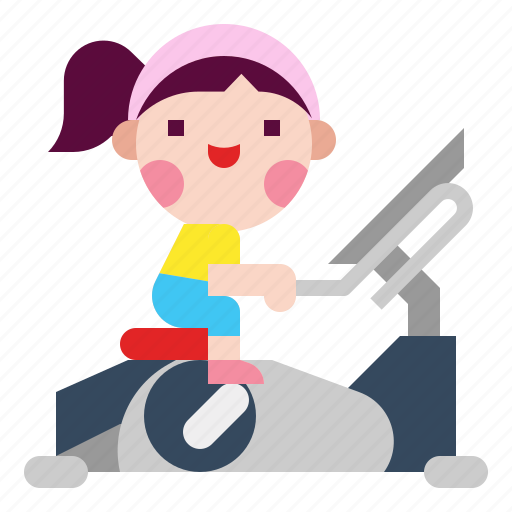 Bicycle, bike, exercise, fitness, gym, stationary, workout icon - Download on Iconfinder