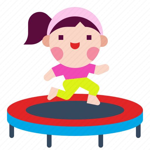 Exercise, fitness, jump, sport, trampoline icon - Download on Iconfinder
