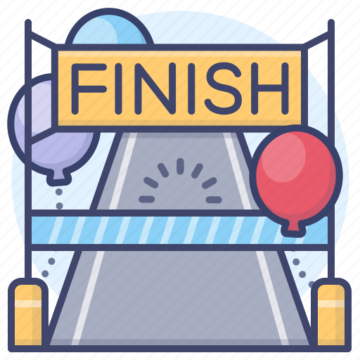 Finish, marathon, race, running icon - Download on Iconfinder