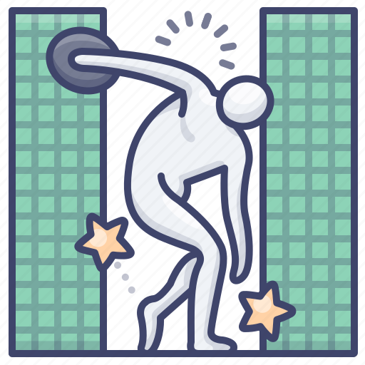 Discus, olympic, throw icon - Download on Iconfinder