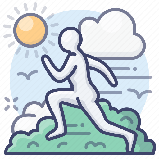Outdoor, run, running, training icon - Download on Iconfinder