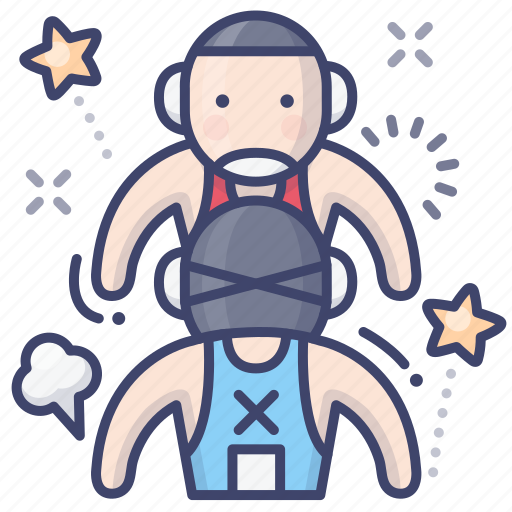 Fight, olympic, sport, wrestling icon - Download on Iconfinder