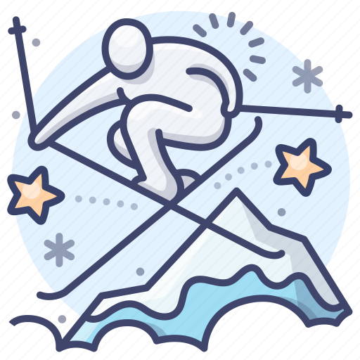 Freestyle, olympic, ski, skiing icon - Download on Iconfinder