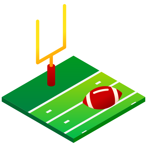American football, flag football, football, isometric, rugby, sport icon - Free download