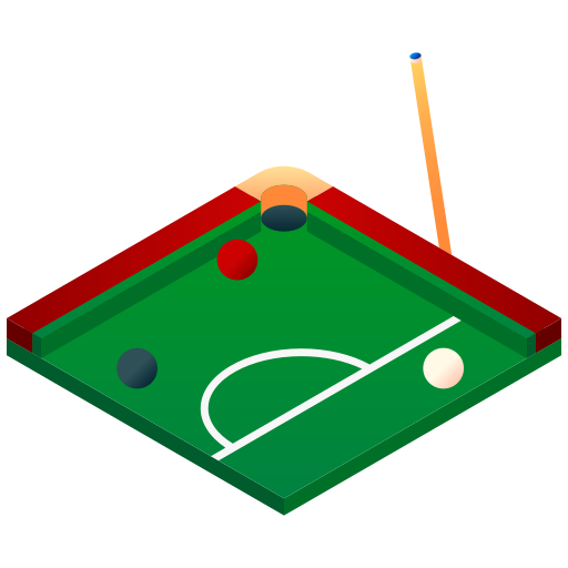 Billiard, eight ball, isometric, pool, snooker, sport, table icon - Free download