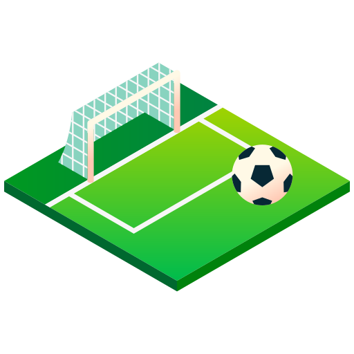 Field, goal, isometric, kick, soccer, sport, stadium icon - Free download