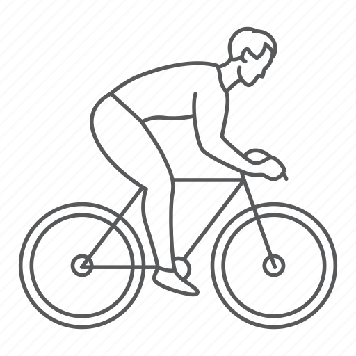 Biycle, cycle, cyclist, man, speed, sport icon - Download on Iconfinder