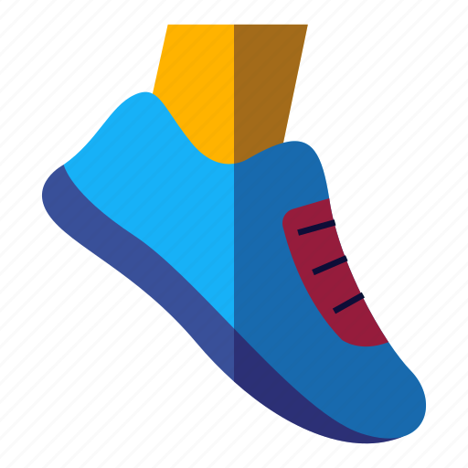 Athletic, fitness, exercise, run, jogging, footwear, shoe icon - Download on Iconfinder