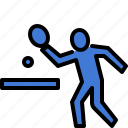 table, tennis, sport, games, pictogram, olympic