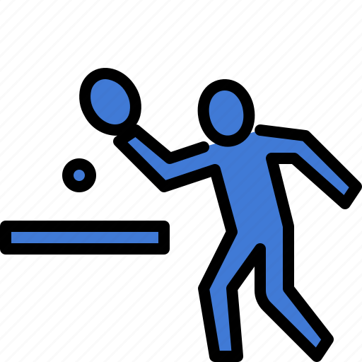 Table, tennis, sport, games, pictogram, olympic icon - Download on Iconfinder