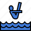 diving, sport, games, pictogram, olympic 