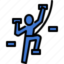sport, climbing, games, pictogram, olympic, hiking