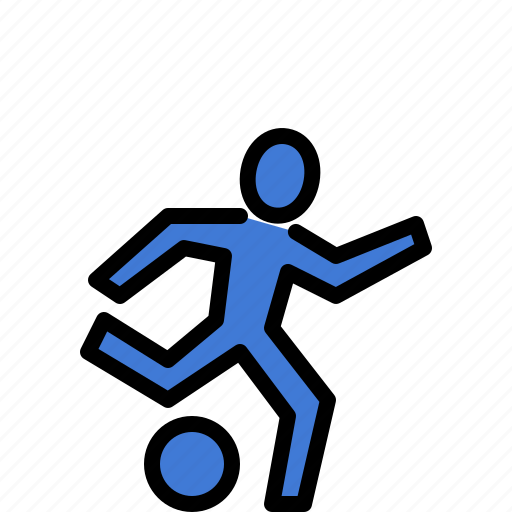 Football, soccer, ball, sport, games, pictogram, olympic icon - Download on Iconfinder