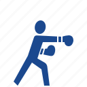 boxing, punch, fight, sport, games, pictogram, olympic