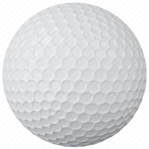 Golf, golf ball, sport, ball, sports, match 3D illustration - Download on Iconfinder
