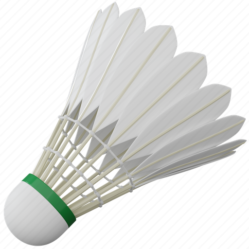 Shuttlecock, shuttle, birdie, badminton, sport, racket sport, sports 3D illustration - Download on Iconfinder
