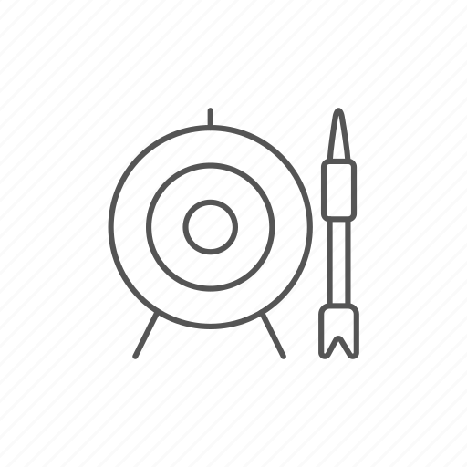 Archery, arrow, board, center, goal, strike, target icon - Download on Iconfinder