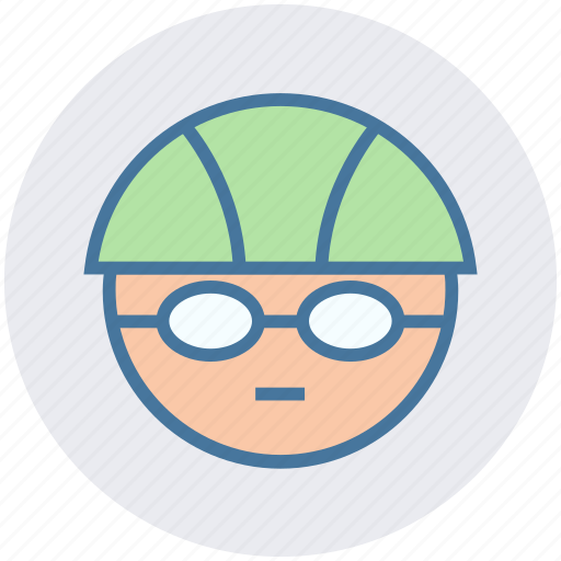 Glasses, goggles, sport, swim, swimming cap, swimming glasses, swimming player icon - Download on Iconfinder