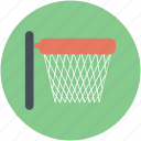 backboard, basketball goal, basketball hoop, basketball net, basketball stand