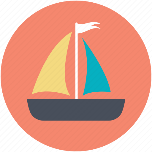 Boat, gaff cutter, sailboat, sailing ship, yacht icon - Download on Iconfinder