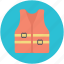 cork jacket, life jacket, life vest, safety jacket 