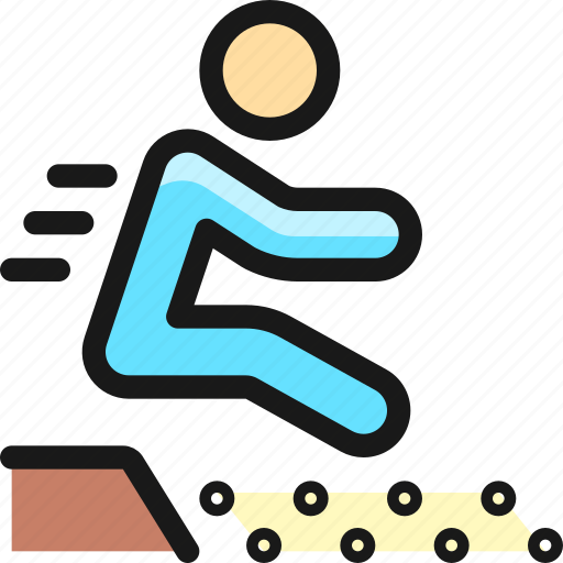 Athletics, long, jumping icon - Download on Iconfinder