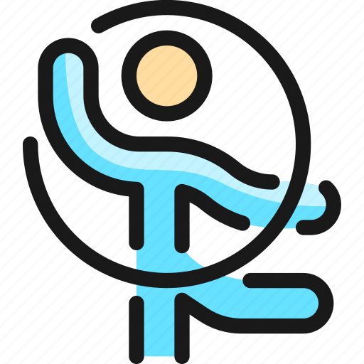Gymnastics, ribbon, person icon - Download on Iconfinder