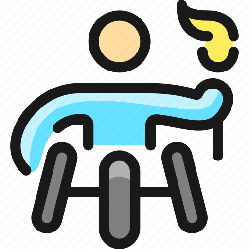 Paralympics, torch icon - Download on Iconfinder