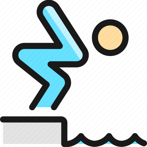 Swimming, jump icon - Download on Iconfinder on Iconfinder