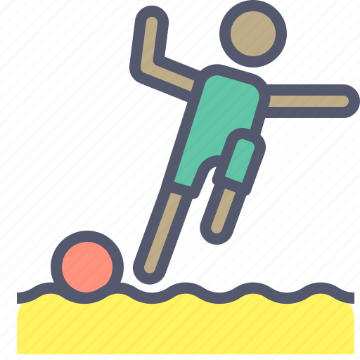 Activity, outdoor, sand, soccer icon - Download on Iconfinder
