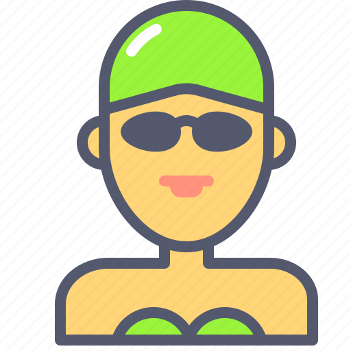 Activity, contest, female, pool, swimer icon - Download on Iconfinder