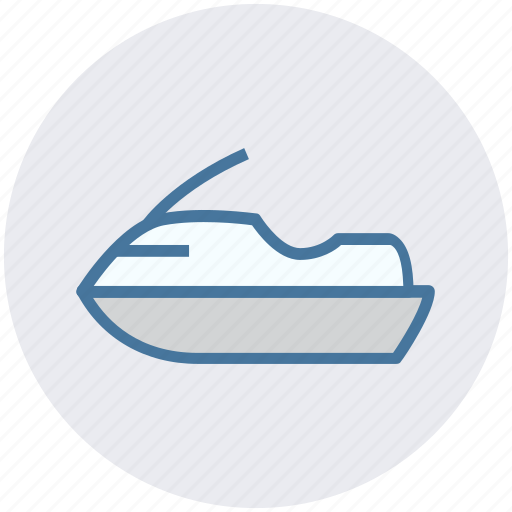 Boat, motorboat, ocean, sea, ship, water, yacht icon - Download on Iconfinder
