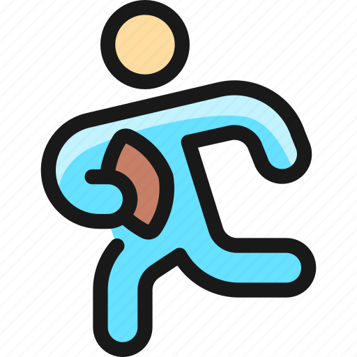 Run, football, american, ball icon - Download on Iconfinder