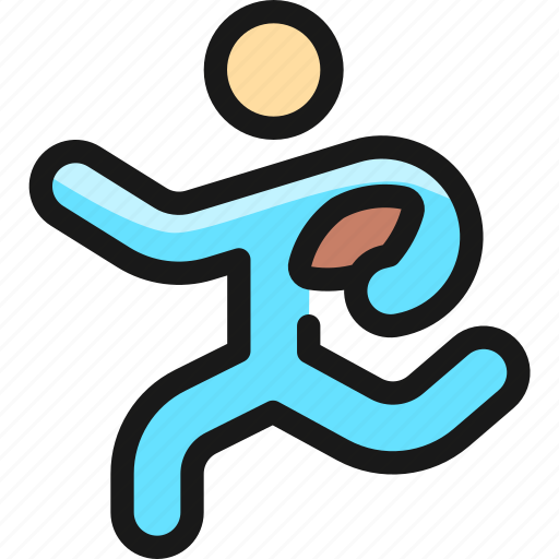 American, football, run, ball icon - Download on Iconfinder