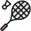 badminton, shuttlecock, racquet 