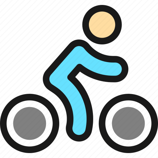 Biking, person icon - Download on Iconfinder on Iconfinder