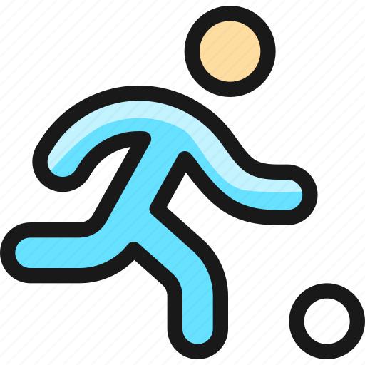 Soccer, player, ball icon - Download on Iconfinder