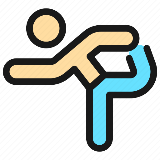 Yoga, leg, grab, stretch icon - Download on Iconfinder