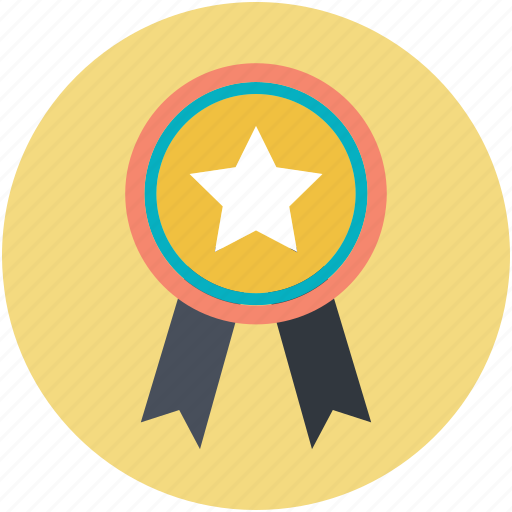 Award medal, medal, prize, reward ribbon, ribbon badge icon - Download on Iconfinder