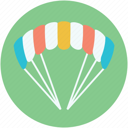Gliding parachute, parachute, parachuting, paratrooper, skydiving icon - Download on Iconfinder