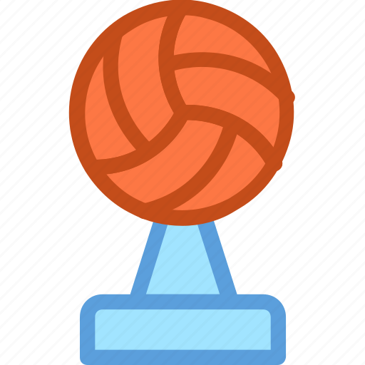 Sports award, sports trophy, victory, volleyball trophy, winning cup icon - Download on Iconfinder
