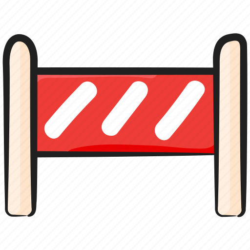 Barrier, hurdle, sports barricade, sports hindrance, traffic barrier, under maintenance, work in progress icon - Download on Iconfinder