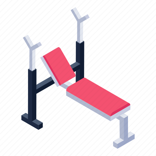 Bench press, fitness equipment, fitness machine, fitness accessory, gym bench icon - Download on Iconfinder